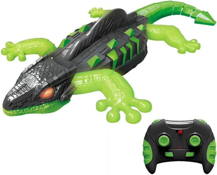 Remote Control Wall Climbing Lizard Toy for Kids | RC Anti-Gravity Wall Climber with LED Lights