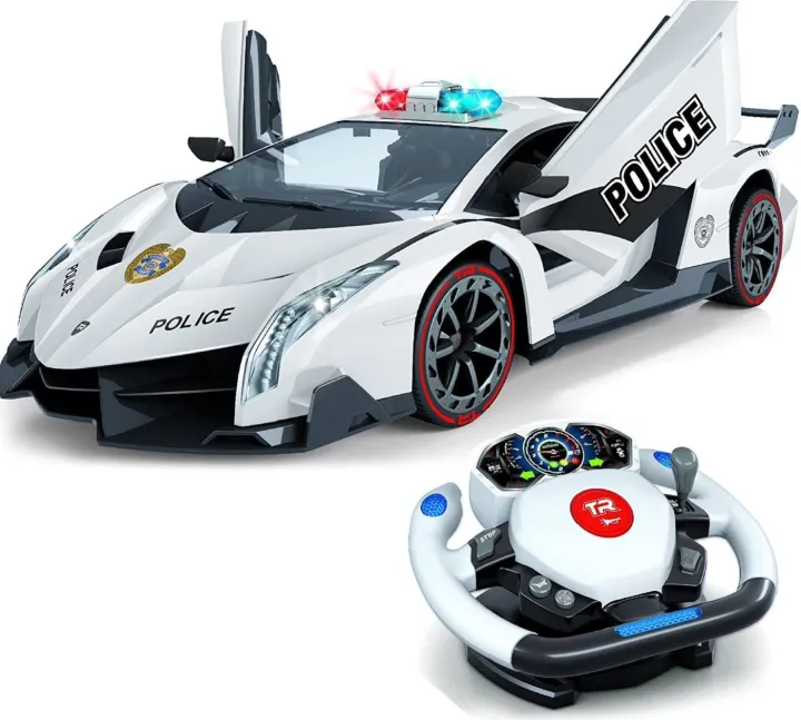 Remote Control Police Car 4D Motion Gravity